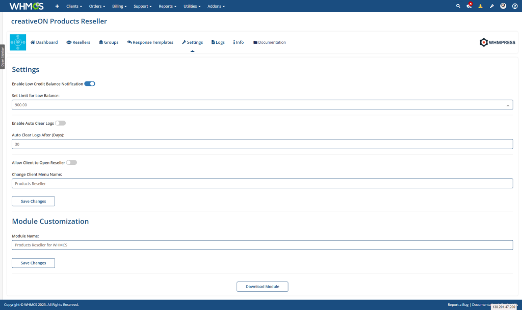 screencapture-ammar-ecom-pk-ammar-admin-addonmodules-php-2025-11-08-18_05_54