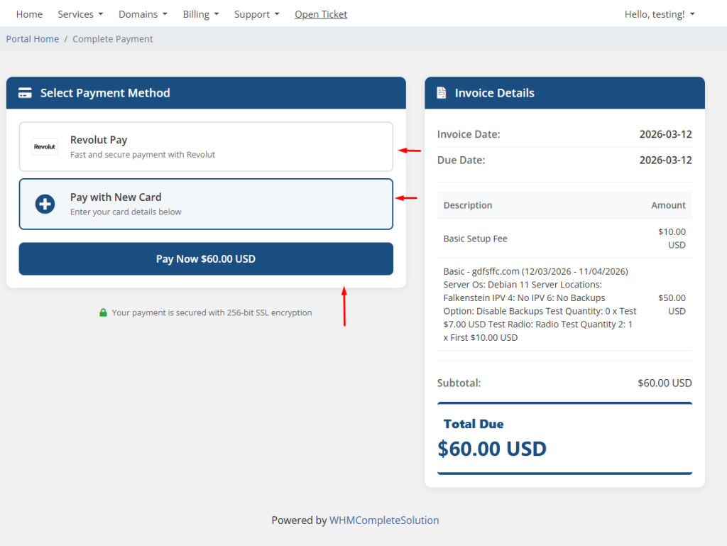 revoult cards payments